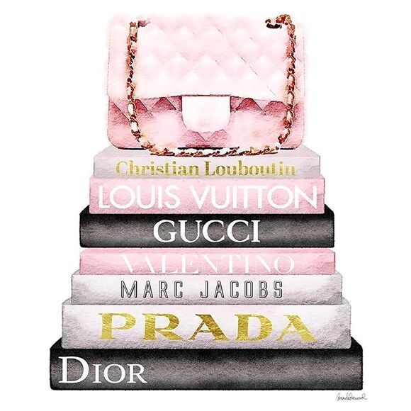 Glam Wall Decor Art print picture wall art- Chic Fashion Tiffany’s Chanel Gucci - Picture 8 of 8